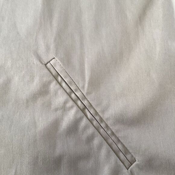 Eileen Fisher Womens Khaki Jacket Sz L 3 Button Stretch Lightweight - Picture 7 of 10